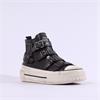 ASH Rainbow Buckle Strap Hi Top Trainer - Rider Black